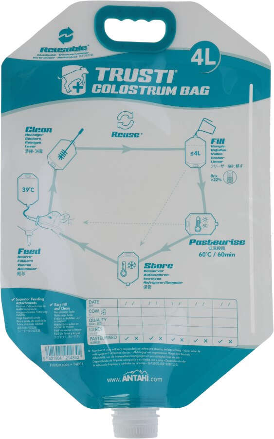 Colostrum Bag 4 l, 50 Stück